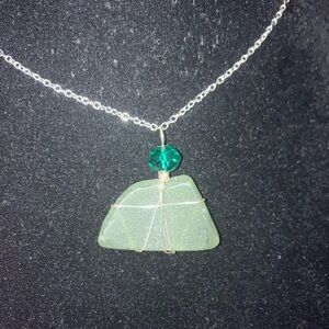 #109 handmade seagalss necklace pendant